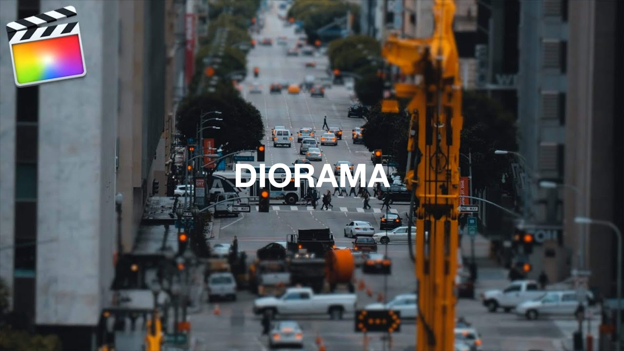 Final Cut Pro X ジオラマ「Diorama」映像にする方法