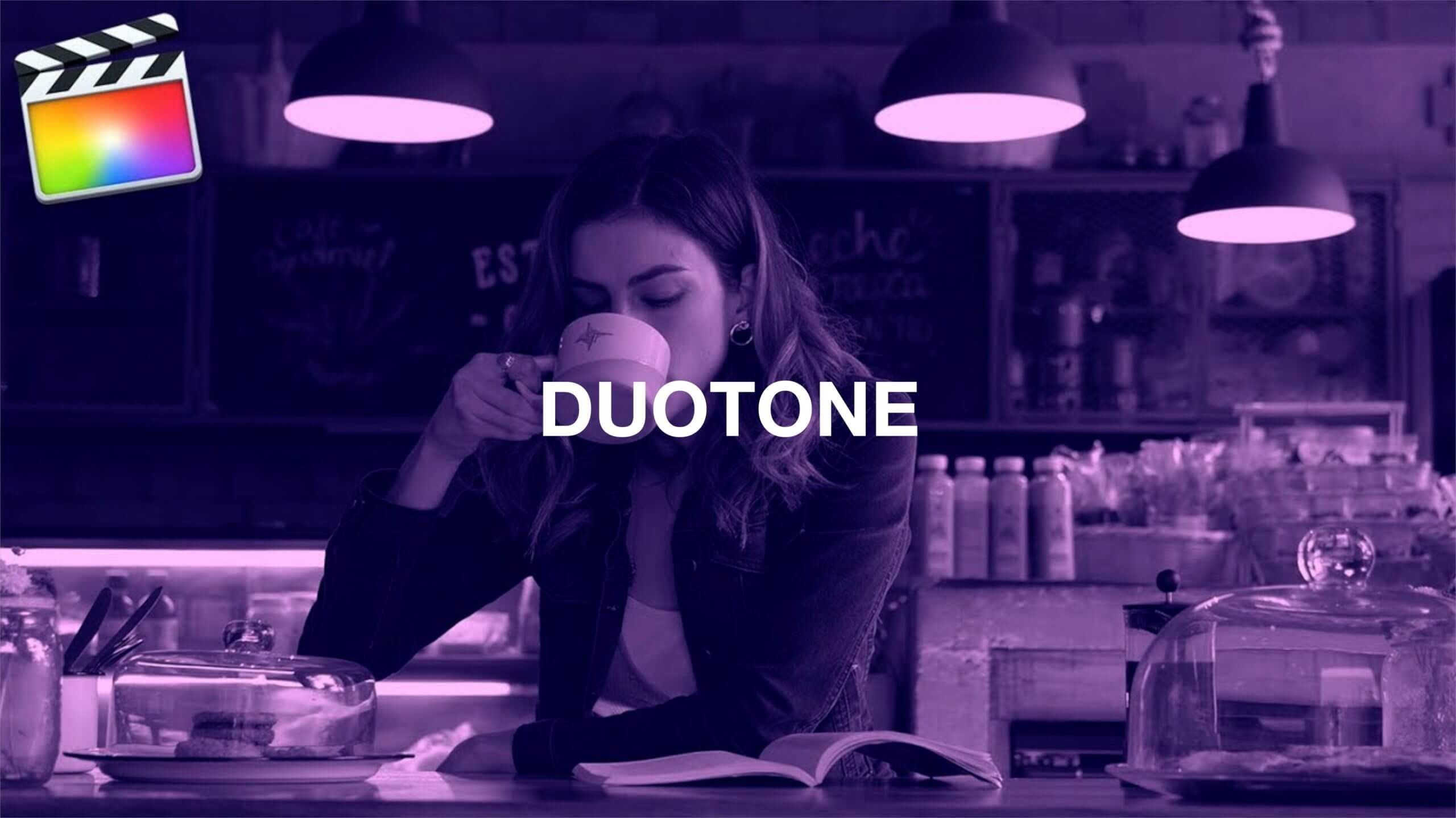 Final Cut Pro X デュオトーン「Duotone」2色の映像にする方法