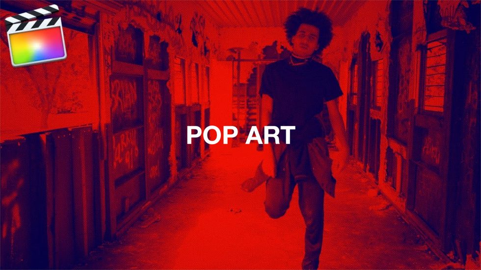 Final Cut Pro X ポップアートエフェクト「Pop Art Effect」の方法