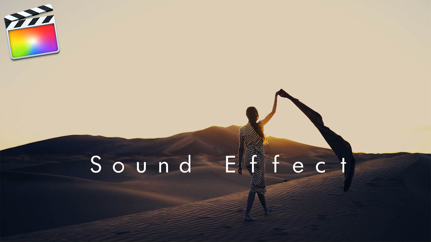 Final Cut Pro X 効果音「サウンドエフェクト」を追加する方法